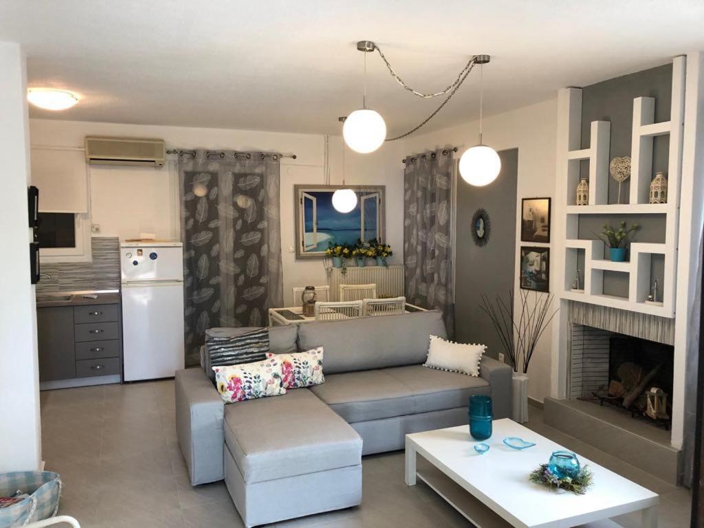 Sofia'S Pearl Beachfront Maisonette Nea Kallikrateia Luaran gambar