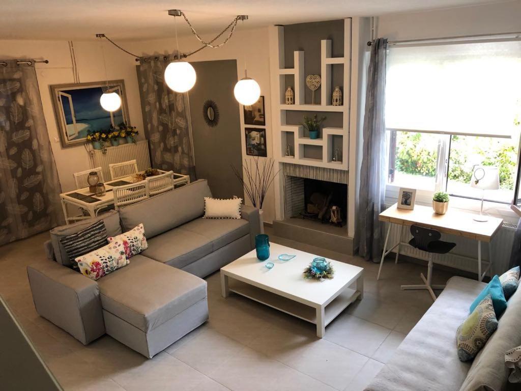 Sofia'S Pearl Beachfront Maisonette Nea Kallikrateia Luaran gambar